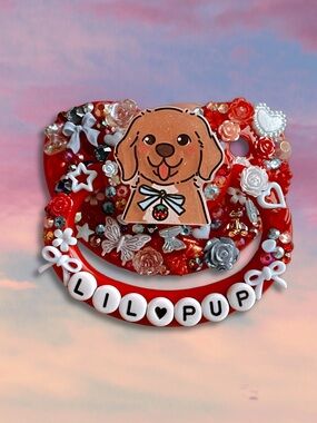 LIL PUP Adult Deco Paci - Little Space - ABDL Paci - Rave Dance Pacifier